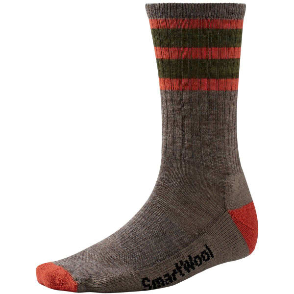 SMARTWOOL Men's Striped Hike Light Crew Socks