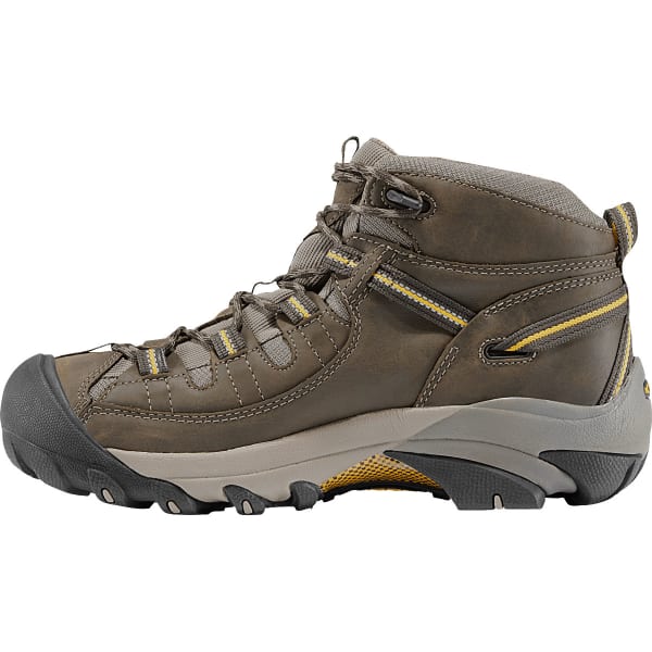 KEEN Men's Targhee II WP Hiking Boots, Black Olive/Yellow, Wide - Bob’s ...