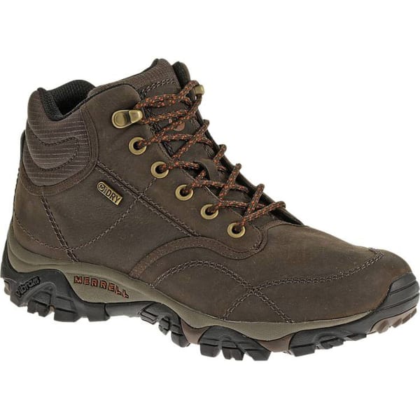 MERRELL Men's Moab Rover Mid Waterproof Boots, Espresso, Wide