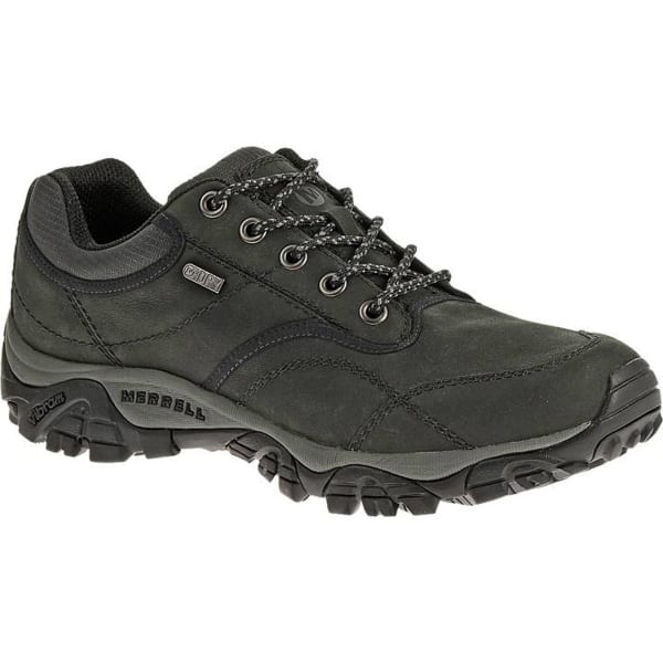 MERRELL Men's Moab Rover Waterproof Shoes, Black, Wide