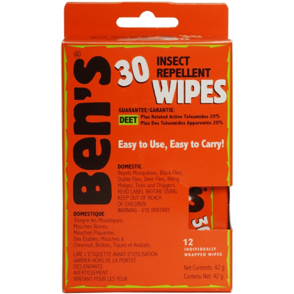 AMK Ben's 30 Insect Repellent Wipes