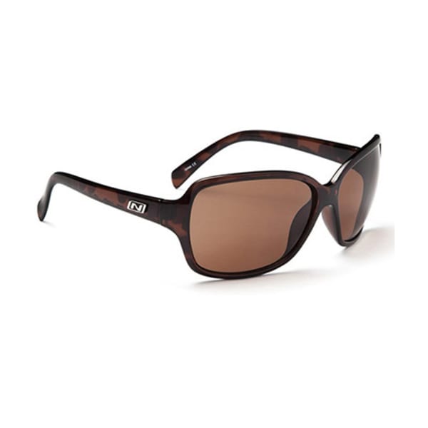 OPTIC NERVE Women's Elixer Sunglasses, Shiny Dark Demi