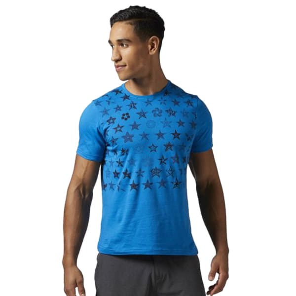 REEBOK Men's 50 Stars Graphic Tee