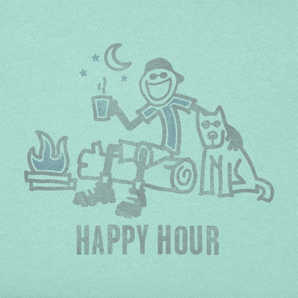 LIFE IS GOOD Men's Happy Hour Friends Crusher Tee