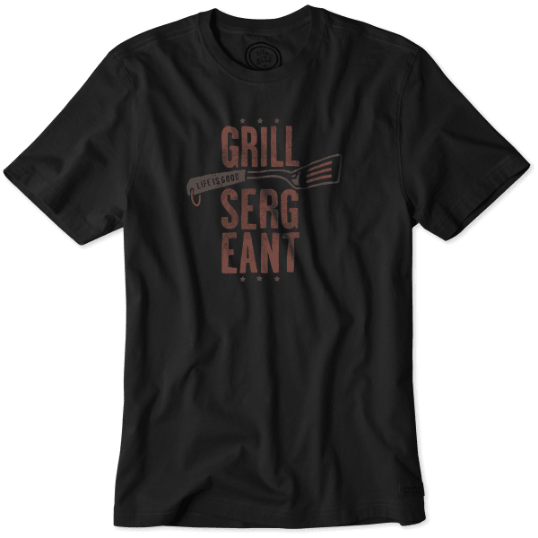 LIFE IS GOOD Men's Grill Sergeant Crusher Tee