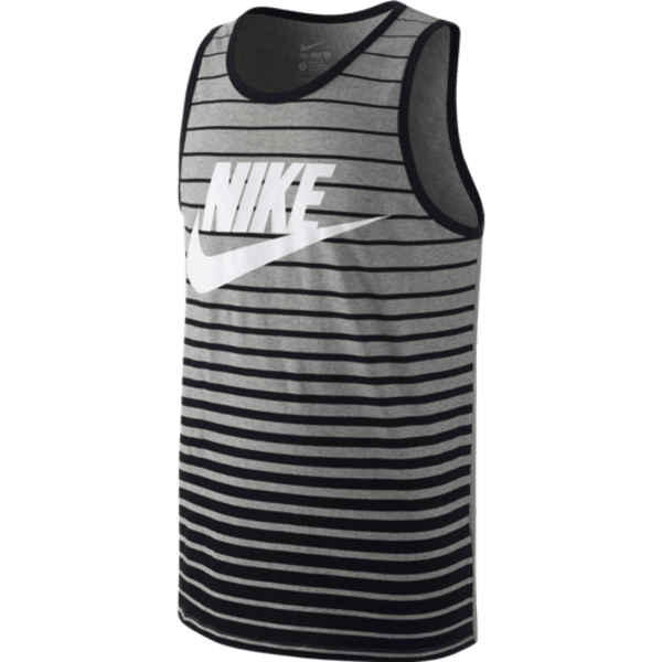 NIKE Men's Logo Striped Futura Tank