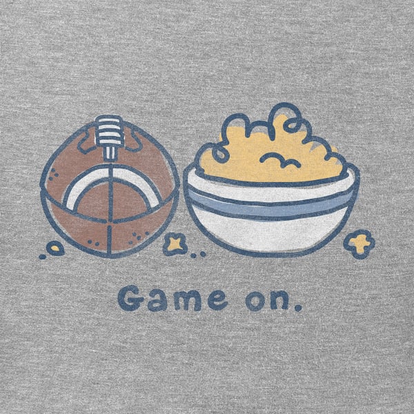 LIFE IS GOOD Men's Game On Popcorn Crusher Tee