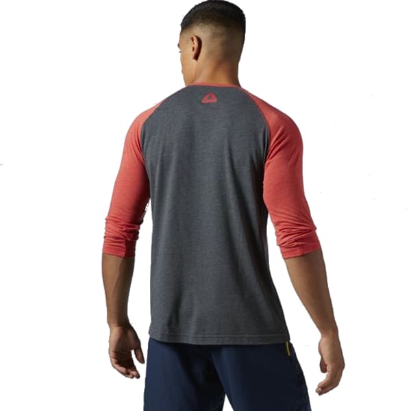 REEBOK Men's Badge Baseball Tee