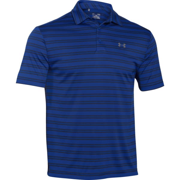 UNDER ARMOUR Men's Tech Striped Polo Shirt