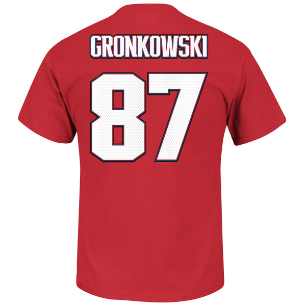 NEW ENGLAND PATRIOTS Men's Gronkowski #87 Throwback Short Sleeve Tee Shirt