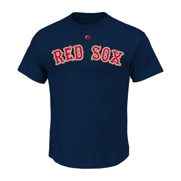 BOSTON RED SOX Men's Distressed Gold Wordmark Tee