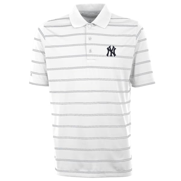 NEW YORK YANKEES Men's Deluxe Striped Polo Shirt