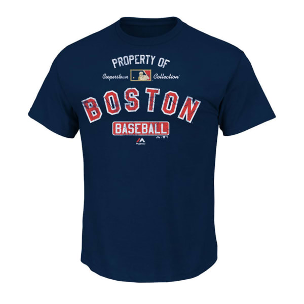 MAJESTIC ATHLETIC Men's Boston Cooperstown Vintage Tee