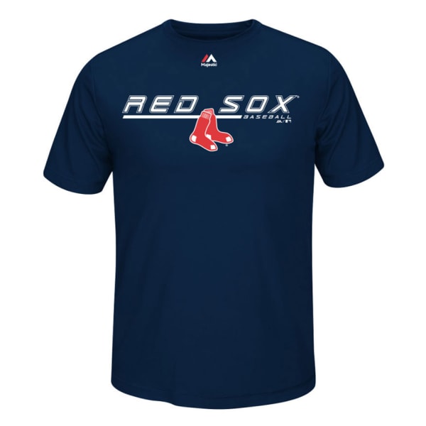 BOSTON RED SOX Men's Aggressive Feel Tee, Grey