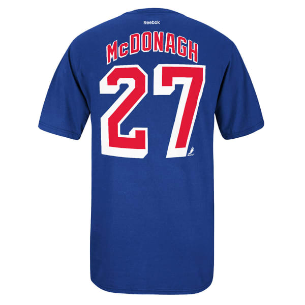 REEBOK Men's Ryan McDonagh #27 New York Rangers Tee