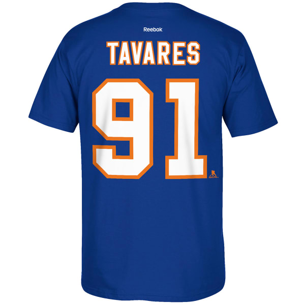 REEBOK Men's New York Islanders John Tavares #91 Short-Sleeve Tee