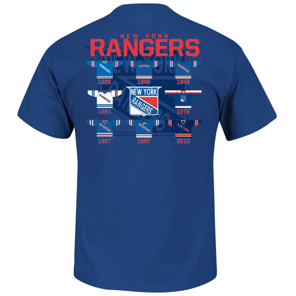 NEW YORK RANGERS Men's Jersey History Tee