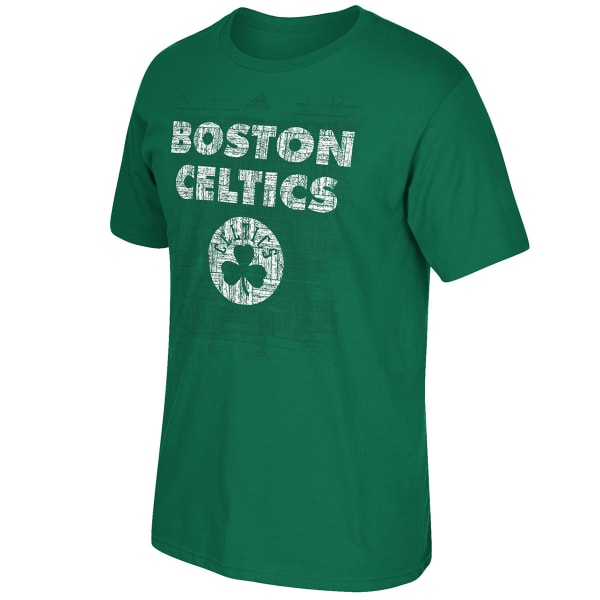 ADIDAS Men's Boston Celtics Parquet History Short-Sleeve Tee