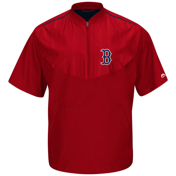 BOSTON RED SOX Men's Cool Base On-Field Short Sleeve Training Jacket