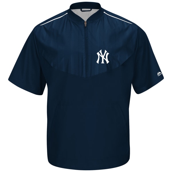 NEW YORK YANKEES Men's Cool Base On-Field Short Sleeve Training Jacket