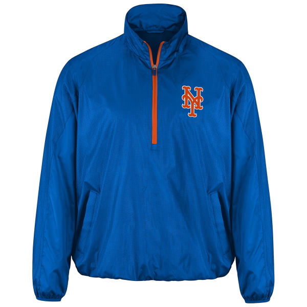 NEW YORK METS Men's Double Play Half-Zip Jacket