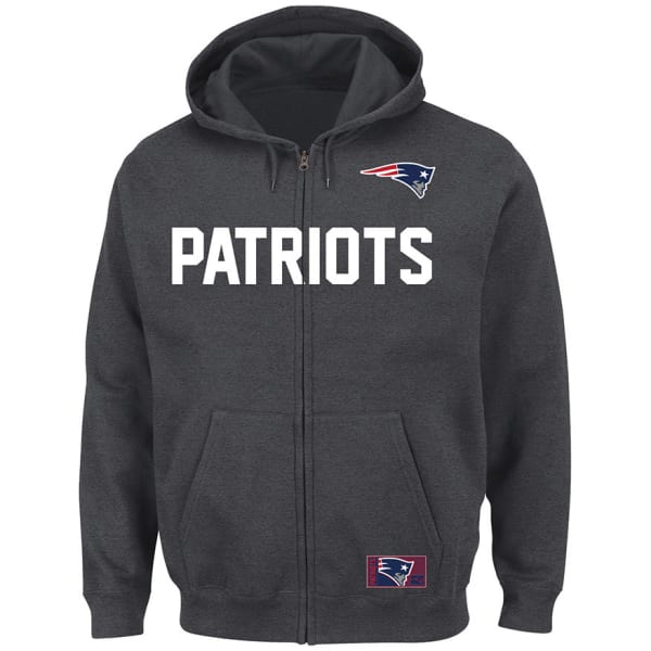 NEW ENGLAND PATRIOTS Men's Classic Heavyweight Full-Zip Hoodie