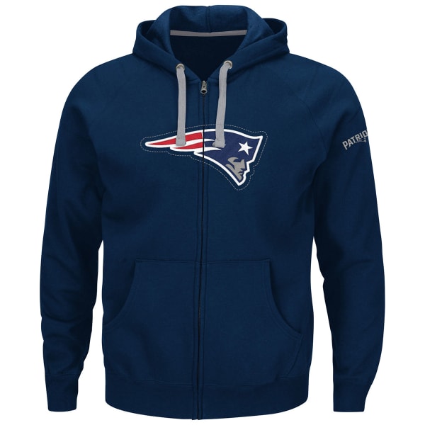 NEW ENGLAND PATRIOTS Men's Anchor Point Full-Zip Fleece Hoodie - Bob’s ...