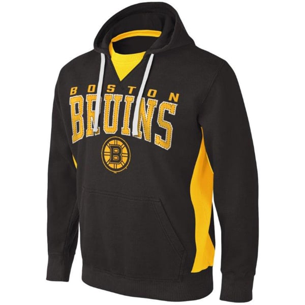 BOSTON BRUINS Men's Play Action Pullover Fleece Hoodie