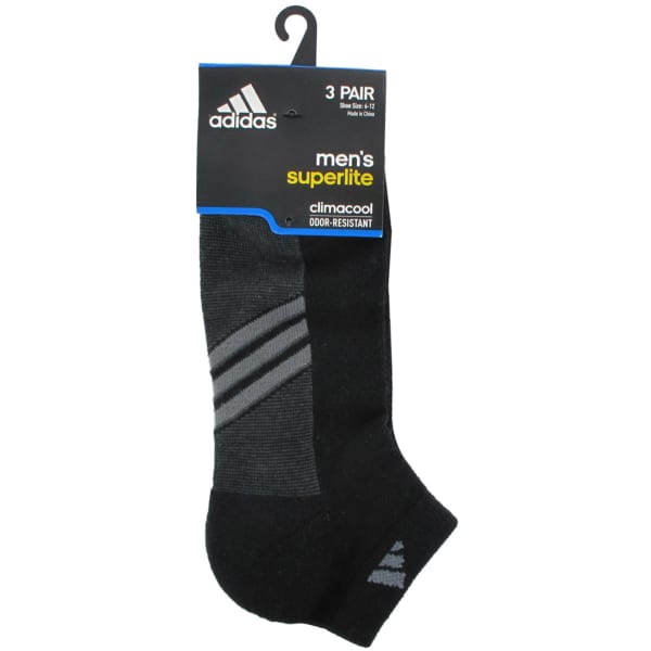 ADIDAS Men's Climacool Superlite Low Cut Socks, 3-Pack