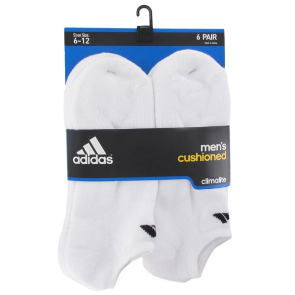 ADIDAS Men's Athletic No Show Socks, 6-Pack