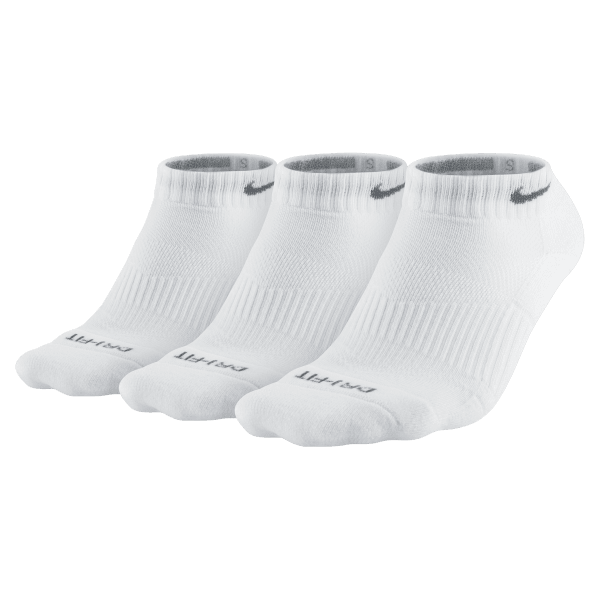 NIKE Women's Performance Cushion Graphic No-Show Training Socks, 3-Pack