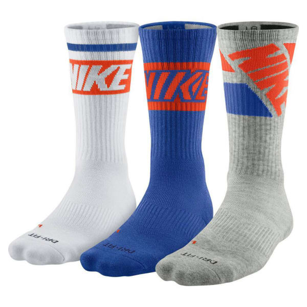 NIKE Men's Fly Rise Crew Socks, 3 Pairs