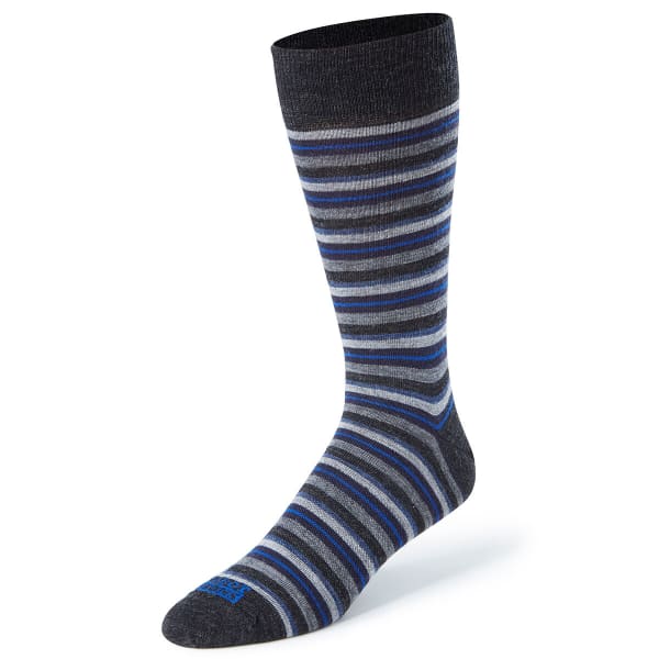 CABOT Men's Multi Stripe Casual Crew Socks