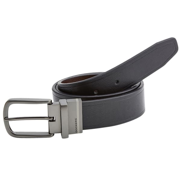 DOCKERS Men's Cut Edge Reversible Belt