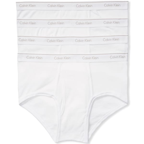 CALVIN KLEIN Men's Classic Cotton Basic Briefs, 4 Pack