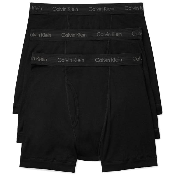 CALVIN KLEIN Men's Classic Cotton Boxer Briefs, 3 Pack