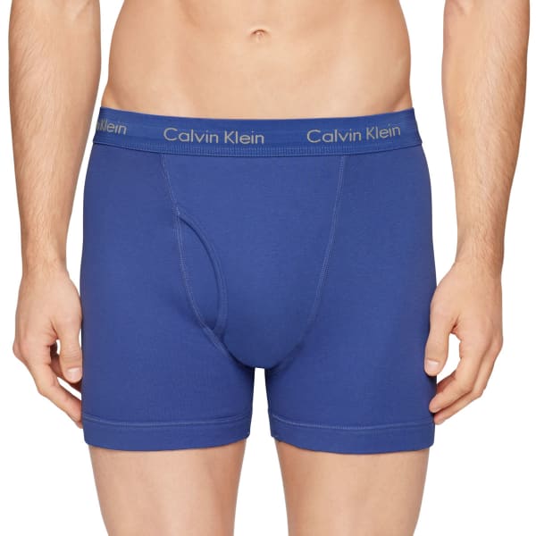 CALVIN KLEIN Men's Classic Cotton Boxer Briefs, 3 Pack