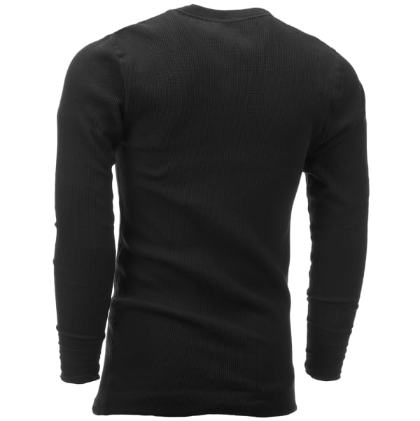 TERRAMAR Men's Heavyweight Cotton Waffle Thermal Crew Top - Bob’s Stores