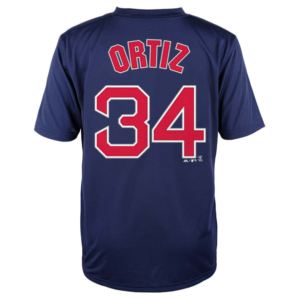 BOSTON RED SOX Boys' David Ortiz #34 Synthetic Tee