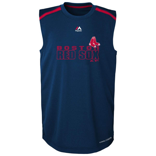 BOSTON RED SOX Boys' Cool Base Quick Pitch Tank