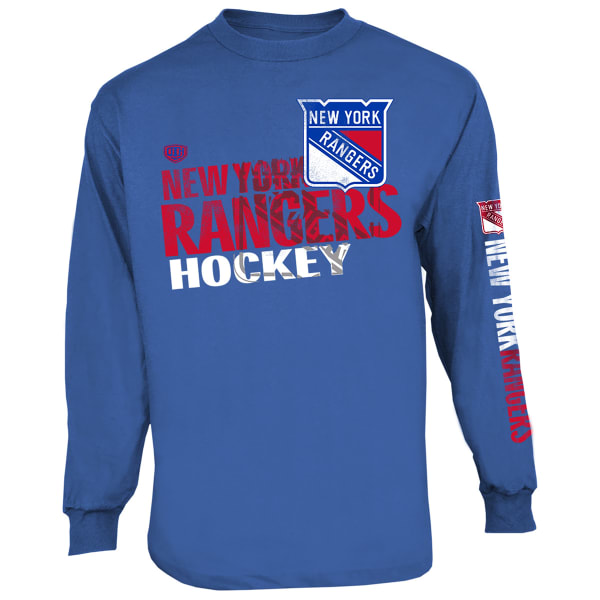 NEW YORK RANGERS Boy's Double Shift Long Sleeve Tee Shirt