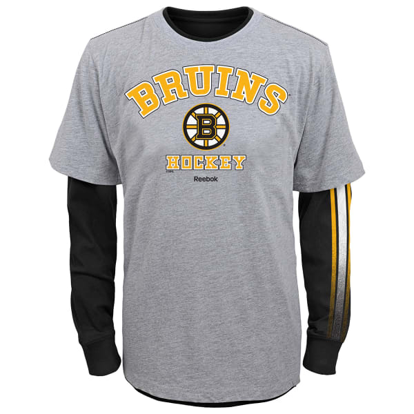 BOSTON BRUINS Boys' Classic Fade Combo Tee