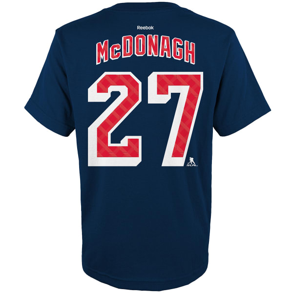 REEBOK Boys' New York Rangers Ryan McDonagh #27 Replica Jersey