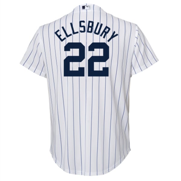 NEW YORK YANKEES Kids' Cool Base #22 Jacoby Ellsbury Home Baseball Jersey