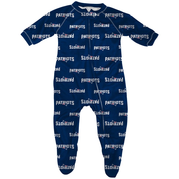 NEW ENGLAND PATRIOTS Infant Boys' Raglan Zip Coverall