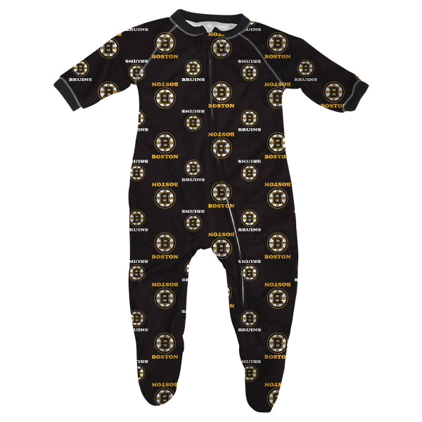 BOSTON BRUINS Infant Raglan Zip-Up Coverall