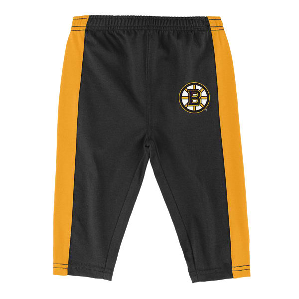 BOSTON BRUINS Infant Horizon Short-Sleeve Onesie & Pant Set