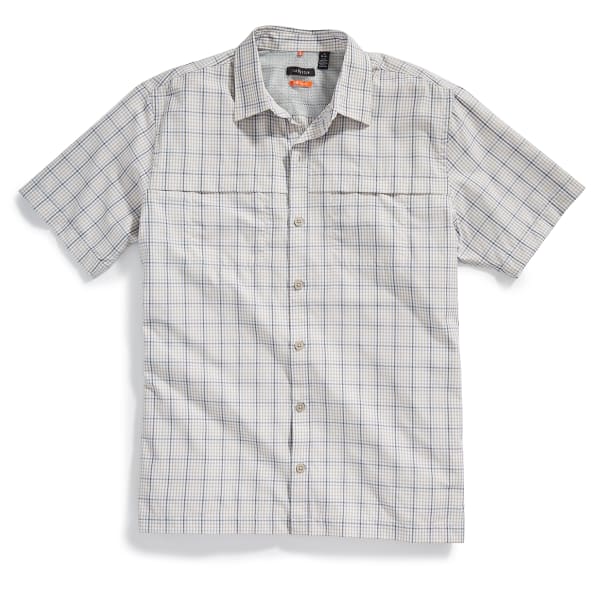 VAN HEUSEN Men's Traveler Plaid Utility Shirt