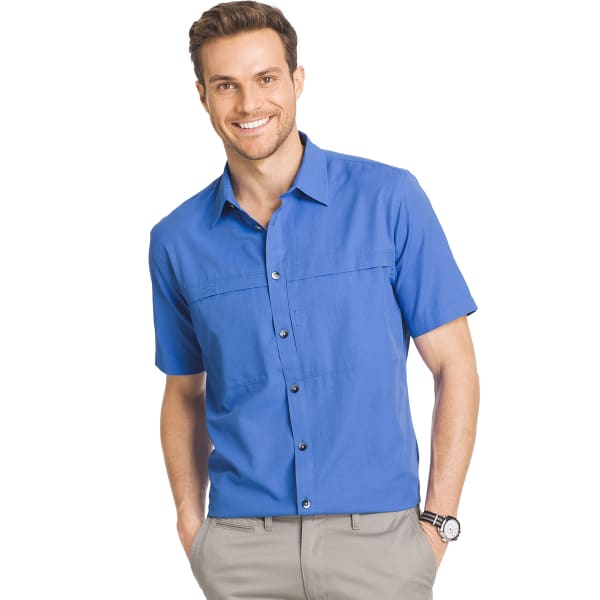 VAN HEUSEN Men's Traveler Utility Shirt