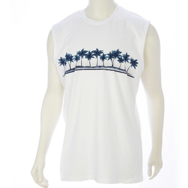 NEWPORT BLUE Men's Sun Ray Palm Muscle Tee